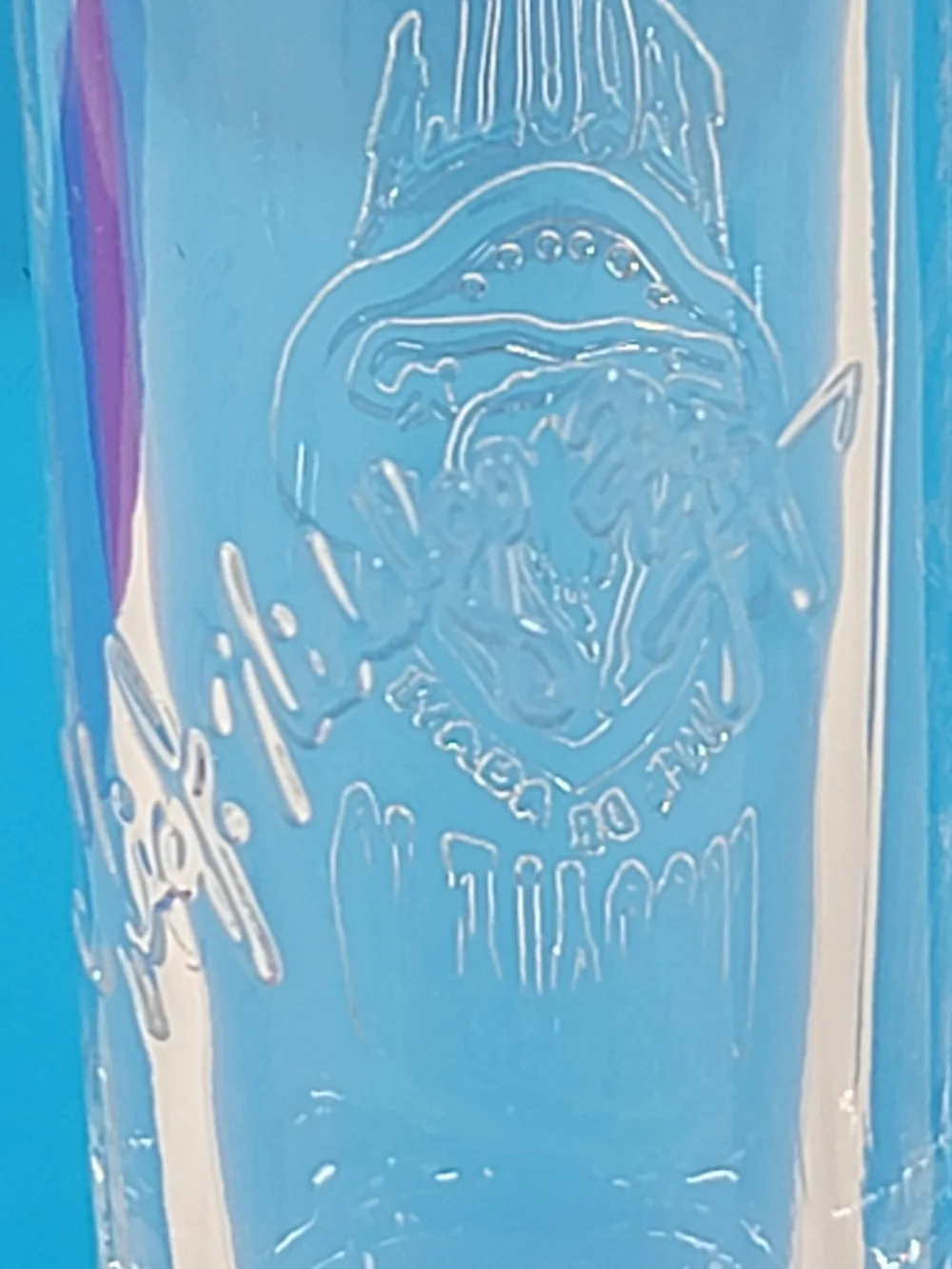 SET of 2 CORRALEJO TEQUILA EMBOSSED LOGO & SIGNATURE  TALL SHOT GLASSES -VINTAGE